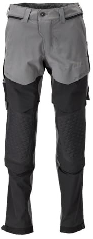 MASCOT Hose mit Knietaschen Anthrazitgrau/Schwarz Customized - 22279-605-8909 - Größe 82C54