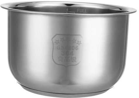 Ciieeo Arroz Pot Interior Acero Inoxidable Olla Interior 2L Copa Arrocera Tanque Interior Revestimiento Cocina Contenedor Cocina Olla Interior Eléctrica