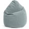 SITTING POINT only by MAGMA BeanBag COMODO XXL Sitzsack mit Plüsch aus 100% Polyester - 80x130cm, Hülle waschbar, Oeko-TEX Standard-Zertifiziert, salbei