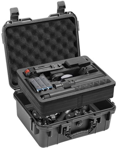 AMAZEAR X4 Double Layer Hard Case for Insta360 X4 Camera,Waterproof Carrying Case for Insta 360 X 4 with X3 ONE X2 (Carry-On 11-Inch)