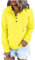 Angxiwan Angebote Damen Damen Hoodie Lässig mit Tasche Oberteile Knopfleiste Kordelzug Sweatshirt Baggy Herbst Kapuzenjacke Baumwolle Pullover Vintage Kapuzenpulli Leicht Outwear für Frauen