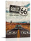 GHJOPAF Route 66 USA-Vintage-Poster, Leinwandbild, Wandkunst, Bild, Heimdekoration, Druck für Schlafzimmer, Wohnzimmer, 40 x 60 cm, Rahmenstil