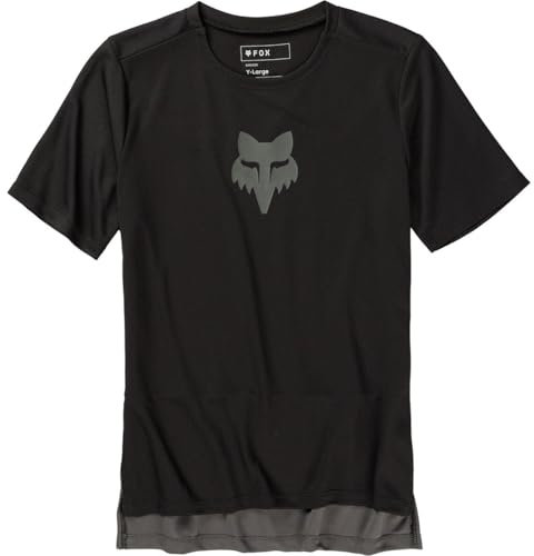 Fox Racing YTH Ranger SS Jersey Fox Head, Jersey, BLK, YL