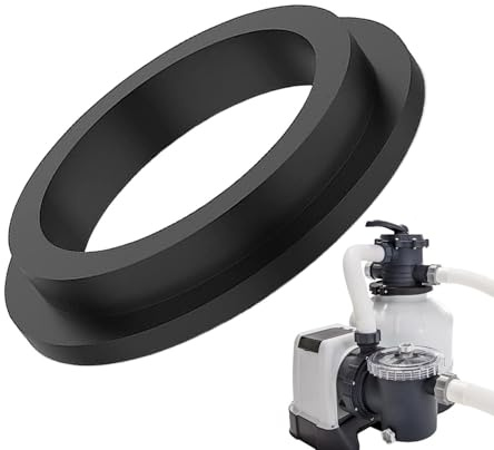 -Ring-Dichtung – Sandfilter- -Ring, Sandfilter-Pumpenring | L-förmige -Ring-Dichtung, Ersatz-Gummi- -Ring-Dichtung, Ersatz-Pool-Teile, Ringe für Pool-Filterpumpe, 5,58 x 1 cm
