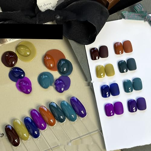 ADHERE Vincent-Serie - 12ml Gel Nagellack, 1Stk UV Lacke Für Nägel Maniküre Salon Diy Nägel Gellack Zu Hause (Meister der Blaufärberei)