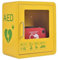 AED-Schrank, AED-Defibrillator-Aufbewahrungsbox zur Wandmontage mit Schnappverschluss, Metallstahlplatte und passend für die meisten AED-Modelle, für Notfälle zu Hause, im Büro und an öffentlichen O