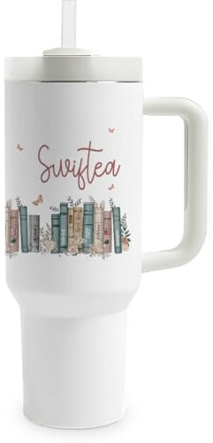 Swiftea - Thermobecher | 1,2 Liter Fassungsvermögen | inkl. Trinkhalm | Quencher | XXL Trinkbecher
