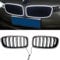 Nierengrill vorne mit LED-Licht für BMW 3er F30 F31 2012-2018 2013, Schwarz