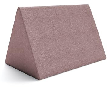 POKAR Spielsofa Kindersofa | Schaumstoff Bausteine | Spielsofa für Kinder mit Schlaffunktion Kuschelecke im Kinderzimmer | Dreieckkissen | Rosa