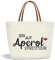 Canvas Tragetasche für Frauen, Geschenk Damen Shopper Bag, Einkaufstasche Baumwolltasche, Lustig Geschenktasche zum Geburtstag Gartenparty Mädelsabend JGA Junggesellenabschied für Kollegin Freundin