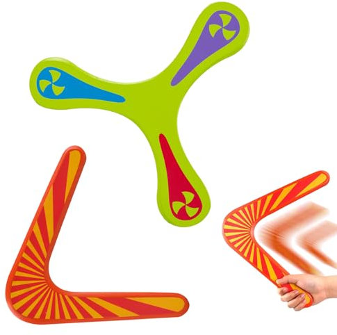YCZCHE14 2PCS Bumerang für Kinder, Boomerangs Pegasus, Boomerang V Shaped Outdoor, Wurfspiel Boomerang für Outdoor Sport Toys Kinder Erwachsene Spiele im Freien