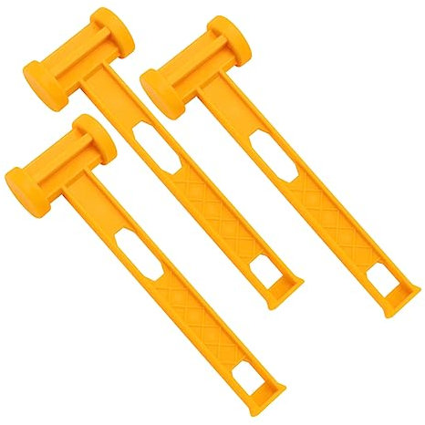 JOINPAYA 3Stücke Multifunktions Hammer Leichter Campinghammer für Zeltstifte für Outdoor Aktivitäten Camping und Rucksacktouren und Langlebig