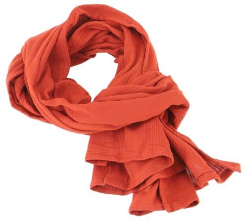 GURU SHOP Indisches Baumwolltuch, leichter Musselin Schal, 50x150 cm | Vielseitig einsetzbar, weich und leicht, ideal als Schulter- oder Kopftuch, dekorativ im Wohnbereich.