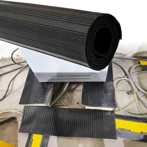 ININOSNP Schutz vor Stromschlägen 6000 V – 3 mm Dicke Isolierdecke, geeignet for Schalttafeln und elektrische Transformatoren, kann zugeschnitten Werden(Black)