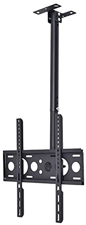 Soporte de TV de Techo con rotación de 360° e inclinación, Ajustable, Compatible con la mayoría de monitores LCD de 32 a 55 Pulgadas, con Capacidad de Carga de (Onecolor 1m)