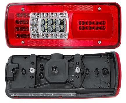 LONGLING Rückleuchte Links Heckleuchte Fahrerseite 12V Voll LED Rücklicht Für 2019-2025 Mercedes Sprinter 907 910 LKW Anhänger Pritsche
