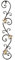 Wand-Kerzenhalter Ranke, Art. 229023