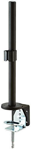 LINDY 400mm Pole with Desk Clamp, Colour: Black