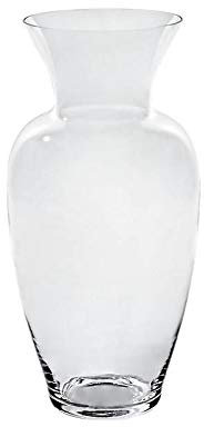 Glasvase Leo Famous 60cm Klassische Blumenvase XL Deko Gefäß Klarglas Geschenk