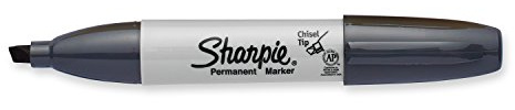 SHARPIE Permanent Markers, Broad, Chisel Tip, Single, Slate Gray (1927296)