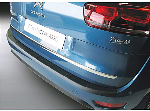 RGM ABS Heckstoßstangenschutz passgenau | kompatibel mit Citroën C4 Picasso 2013- & C4 Spacetourer 2018- 'Ribbed' Schwarz