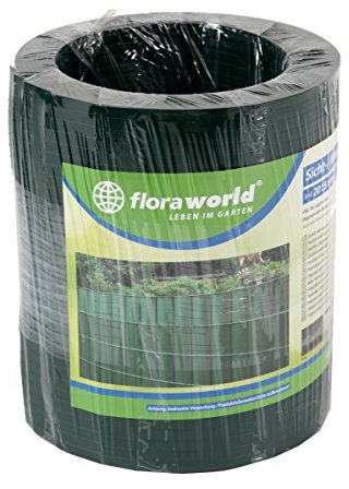 Floraworld Sicht-/ Wind- und Objektschutz Comfort 5er Set, Dunkelgrün, 201.5 x 18 x 19 cm