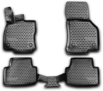 OMAC Gummimatten Fußmatten kompatibel mit Skoda Octavia 2013-2020 TPE Automatten Schwarz 4X
