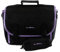 New TGC ® Messenger Style TGC Padded Carry Case Bag for The Bush Portable 10-inch Widescreen DVD Player (Jet Black with Purple Trims)