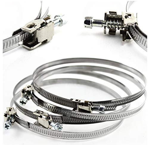 Rohrschelle Schlauchschelle Schelle Wickelfalzrohr Alu-Flex-Rohr Flexschlauch - MKK® Schlauchschelle Schnellspann bis Ø 160 mm