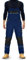 TMG® | Lange Arbeitslatzhose Herren, Latzhose mit Kniepolstertaschen Cordura, Arbeitshose mit viel Stauraum | Navy 52