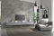 Wuun® 280cm/ Front Beton (Korpus Perl-Matt-Grau)/8 Größen/6 Farben/TV Lowboard TV Board hängend Hängeschrank Wohnwand/Somero