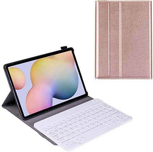 Étui portefeuille en cuir avec clavier Bluetooth amovible pour Samsung Galaxy Tab S7 (2020) [11''] (SM-T870/T875/T876B)