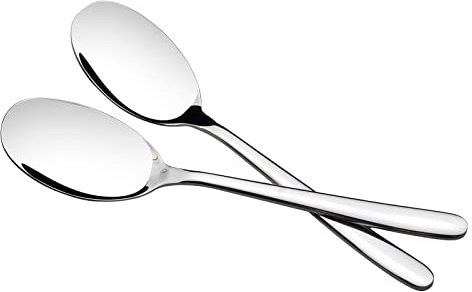 Parlynies Grande Cuillère de Service, 6 PièCes Cuillères de Service Inox