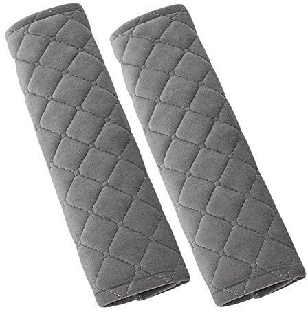 CHENGZI Universal-Sicherheitsgurt-Pads, weiche Komfort-Sicherheitsgurt-Schultergurt-Abdeckungen (Grau-A)