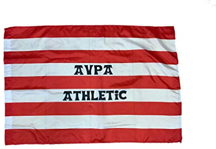 BANDERA DE RAYAS ROJIBLANCA