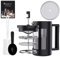 RAINBEAN Cafetiere Coffee Press 4 Cups/600ml, Glass French Press Coffee Maker - 3 Level Filtration System, Heat Resistant Borosilicate Glass, Easy Clean, BPA Free