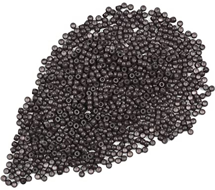 3.0mm Nano Beads for Hair Extensions Silicone Lined Beads Copper Nano Ring (1000Pcs, Dark Brown)