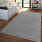 TT Home Wohnzimmer Teppich Kurzflor Unifarbendes Design Modern Und Zeitlos, Farbe:Anthrazit, Größe:140x200 cm