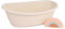 Miniland Dolls Badewanne mit Regenbogen-Schwamm, 31100, Beige