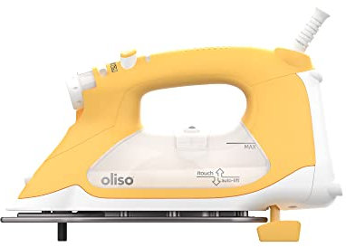 oliso TG1600 ProPlus Textile Steam Smart Iron, Yellow (311001)