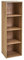 LOLAhome Estantería Cubo de Madera para Despacho, Librería, Dormitorio o Despensa (Natural, 4 estantes (106 cm))