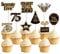 Xsstarmi 36 Pack Happy 75th Birthday Cupcake Toppers Double Sided Seventy Five Hello 75 Straight Outta 1950 Cupcake Picks 75 Fabulous Cheers to 75 Years Cake Decorations for 75th Birthday Party