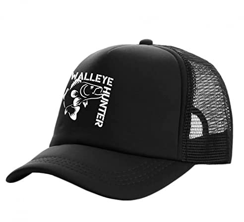 Baseballkappe Hiphop Sonnenhut Zander Angeln Trucker Cap Männer Outdoor Fischer Fisch Baseball Caps Unisex Mesh Net Hüte Snapback Einstellbar Geburtstagsgeschenke