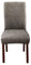 Odot Stuhlhussen Esstisch Mit 2/4/6 Stühlen Set, Stretch Stuhlhussen Hussen Abnehmbarer Waschbarer Stuhlbezug Gestricktes Vlies Sesselbezug für Restaurant (4er Set,Taupe)