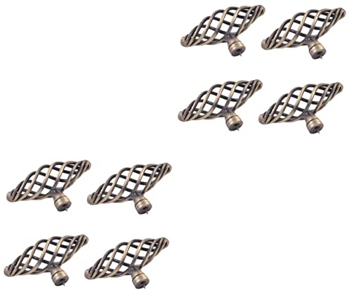 DOITOOL 8pcs Nordic Bird Alloy Door Knobs Creative Pull Handles for Cabinet Drawer and Furniture Cupboard Knob Solid Base Unique Style for Home