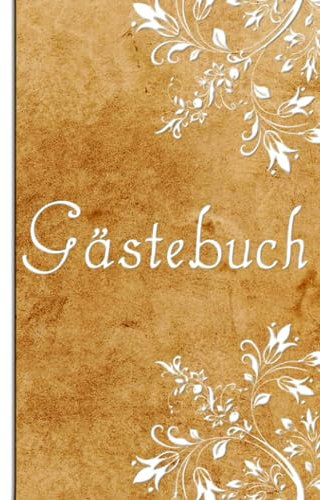 Gästebuch Hochzeit - creme - mit Fragen zum Ausfüllen - Vintage: Stilvolles Hardcover mit edlem Retro - Design