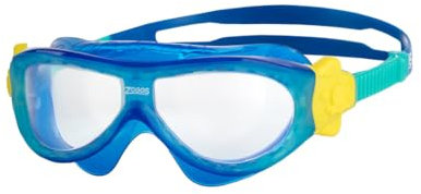 Zoggs Phantom Kids Mask Blue Turquoise Clear