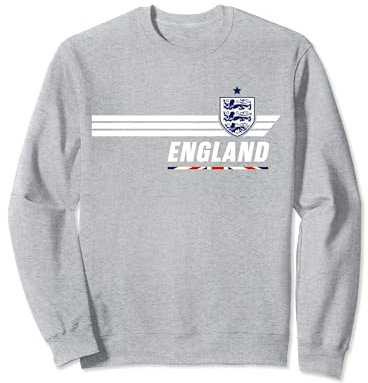 England Fussball Fan Trikot Flagge Wappen Union Jack Lions Sweatshirt