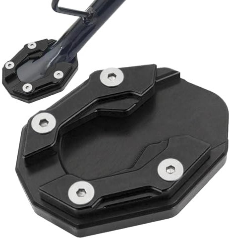 Motorrad Pad - Motorrad Schuh | Fuß Seitenständer Verlängerung Pad | Rutschfester Motorrad Seitenständer Schuh | Extender Fuß Seitenständer für Straße