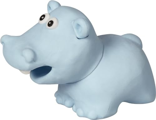Radiergummi 3D Hippo , hellblau